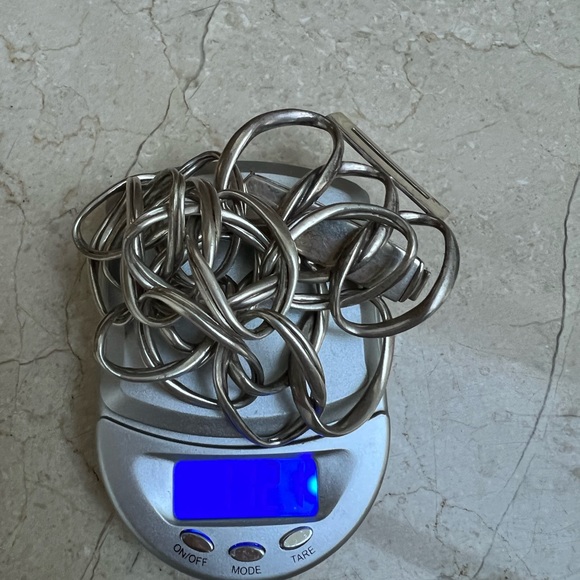 Slane & Slane Double link sterling bracelet - Picture 4 of 5